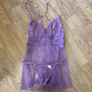 Victoria’s Secret Sheer Lace Babydoll. Small NEW
